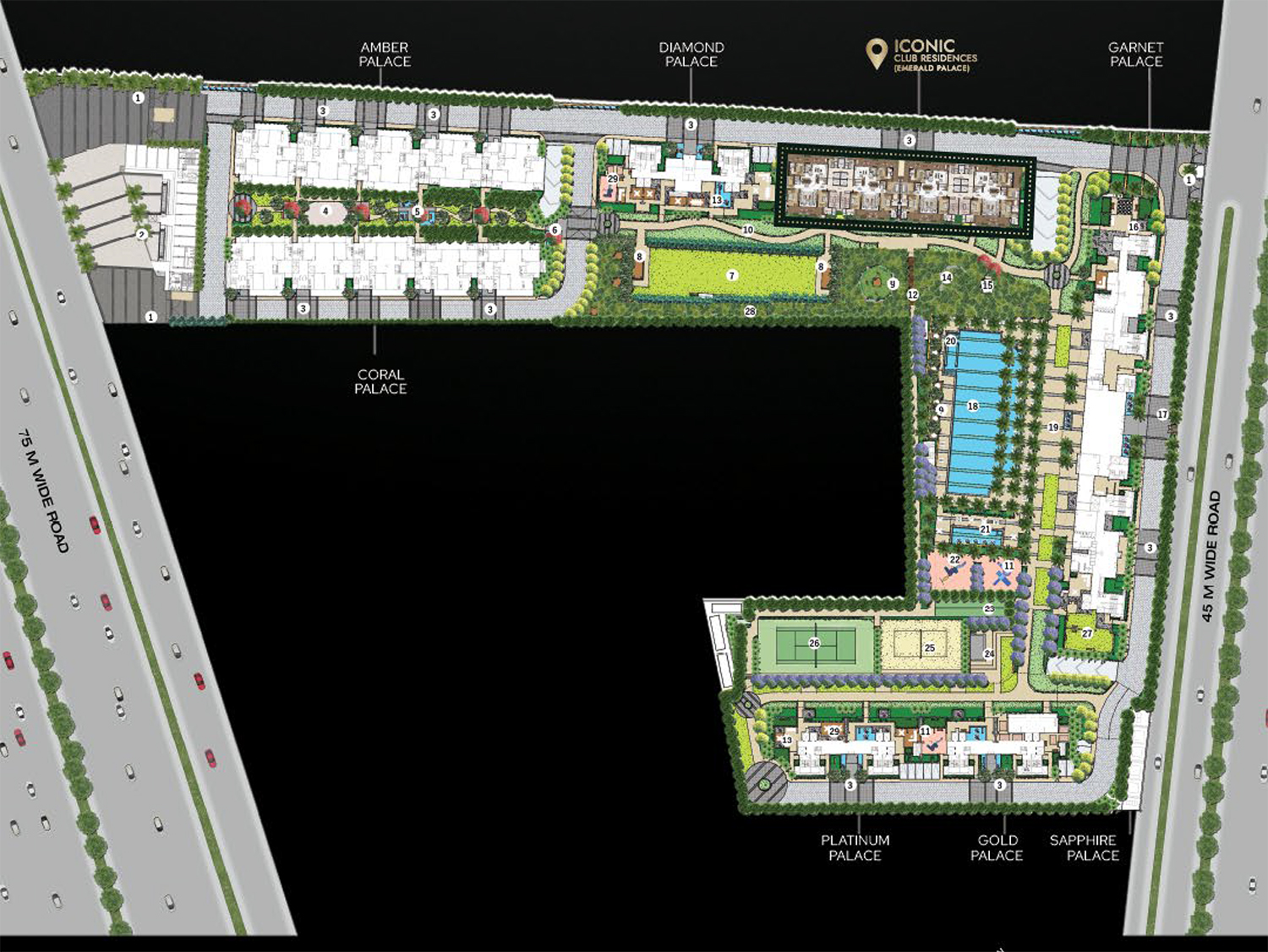 2 BHK Floor Size