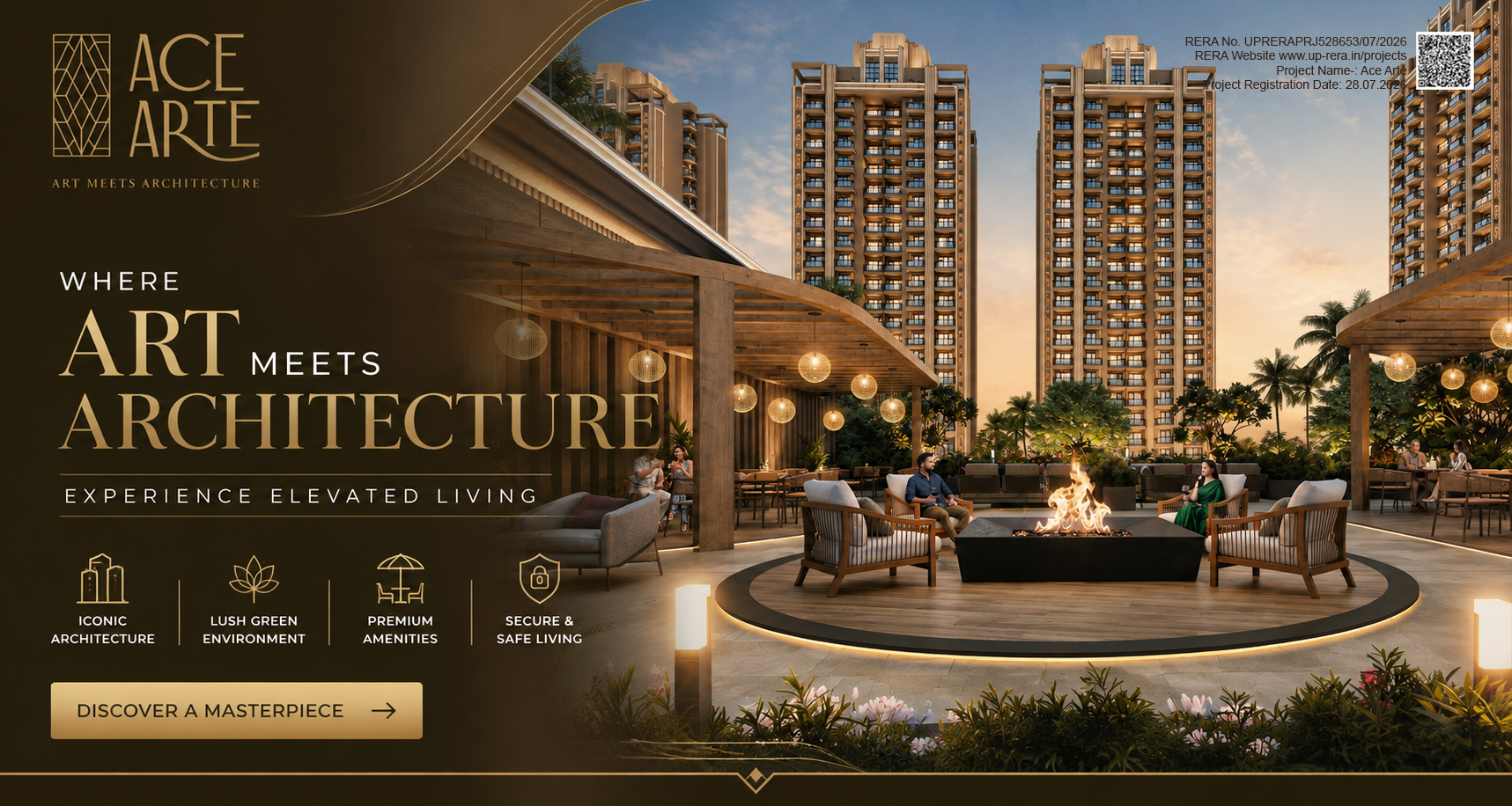 ACE ARTE luxury apartments in Sector 150 Noida Expressway